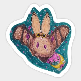 celestial bat Sticker